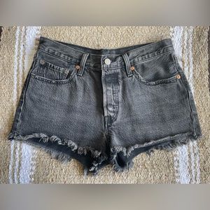 Levi 501 Shorts Black